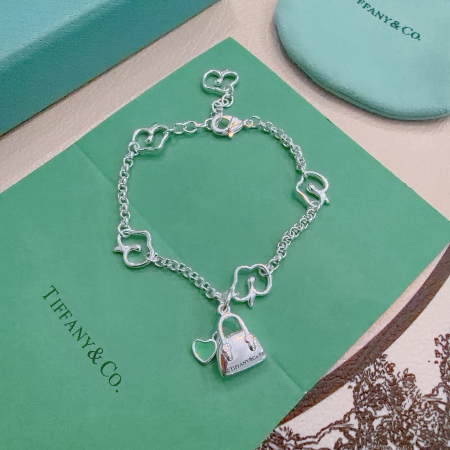 Tiffany & Co. Lock Charm Bracelet